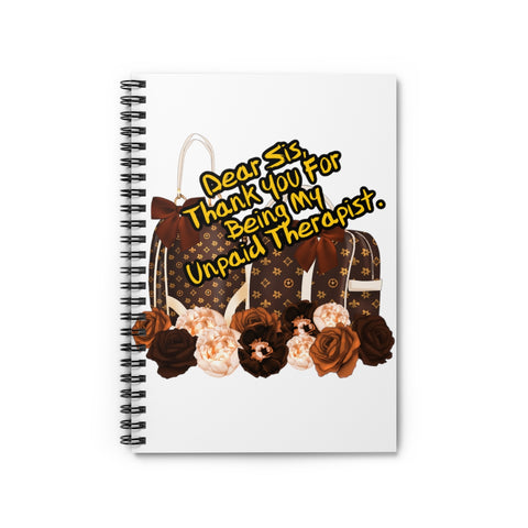 Hey Sis! Spiral Notebook - Ruled Line