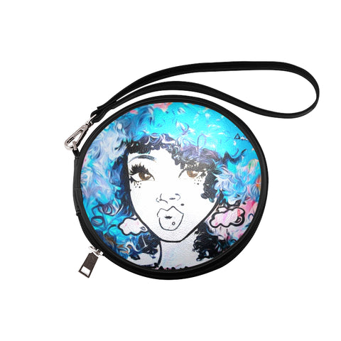 Grateful Ash Round Cosmetic Bag