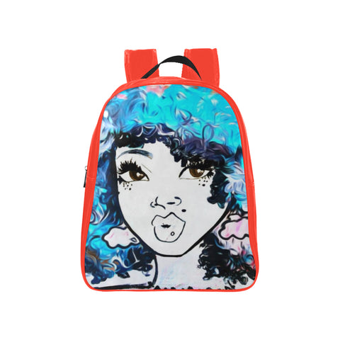 Grateful Ash Backpack2 Red School Backpack