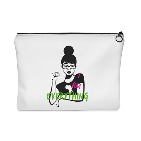 I Am Everything Carry All Pouch - Flat